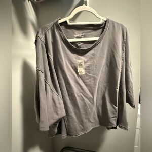 Aerie Let Loose Fleece T Shirt